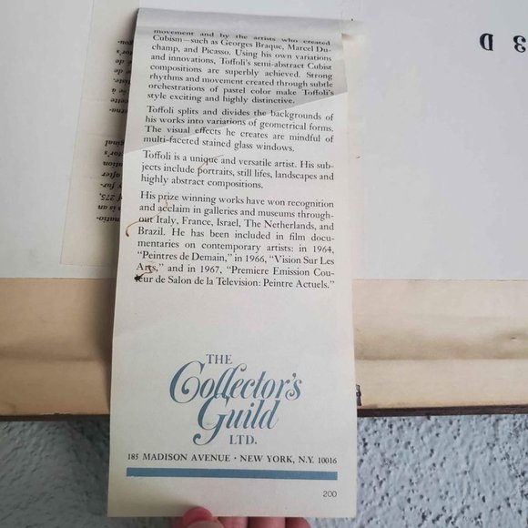 "Femme à l'enfant" (Woman with Child) Signed Lithograph Print by Louis Toffoli - Picture 8 of 12